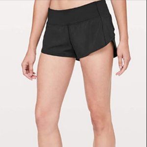 Lululemon Black speed up shorts running